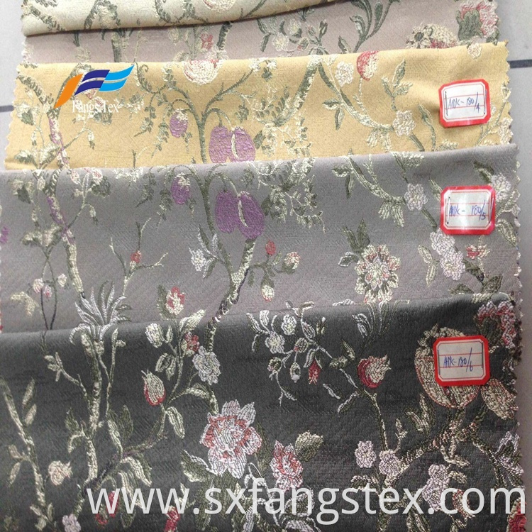 Elegant Home Textile 100% Polyester Jacquard Curtain Fabrics 1